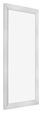 Photo Frame 20x40cm Silver Black Swept MDF Pisa Front Oblique | Yourdecoration.com