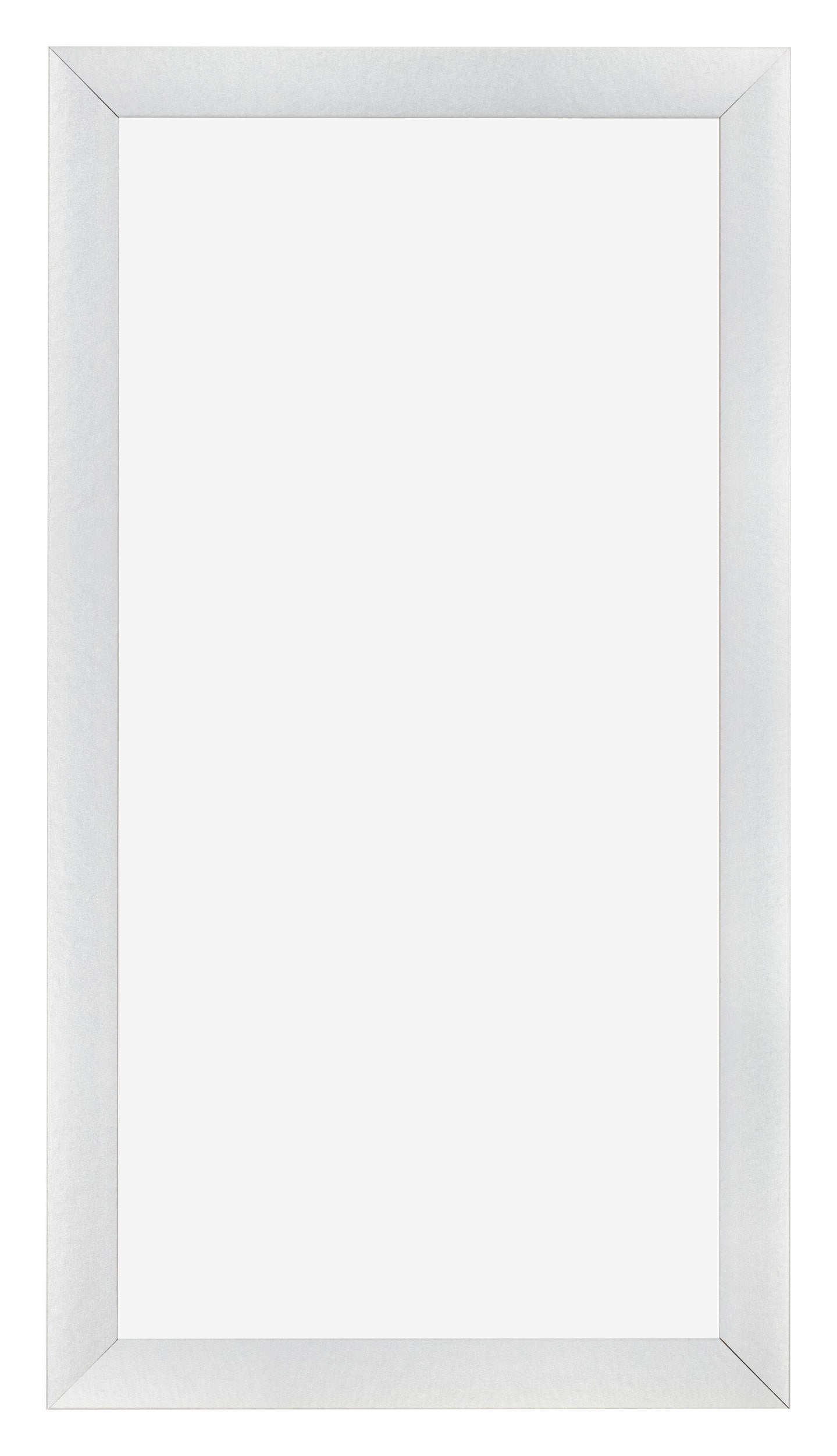 Photo Frame 20x40cm Silver Black Swept MDF Pisa Front | Yourdecoration.com