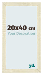 Photo Frame 20x40cm Sonoma Oak MDF Pisa Front Size | Yourdecoration.com