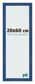 Photo Frame 20x60 cm Dark Blue MDF Bologna Front Size | Yourdecoration.com