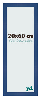 Photo Frame 20x60 cm Dark Blue MDF Bologna Front Size | Yourdecoration.com