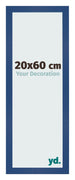 Photo Frame 20x60 cm Dark Blue MDF Bologna Front Size | Yourdecoration.com