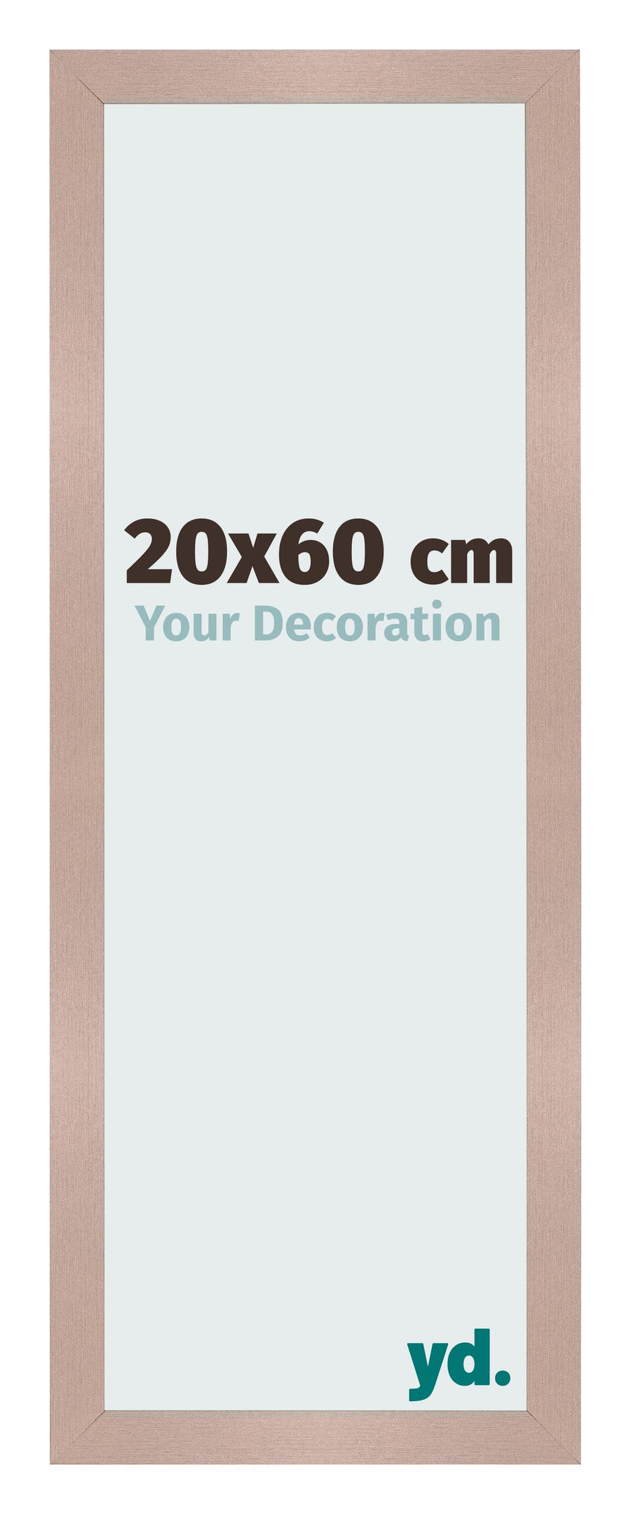 Photo Frame 20x60 cm Dusty Pink MDF Bologna Front Size | Yourdecoration.com