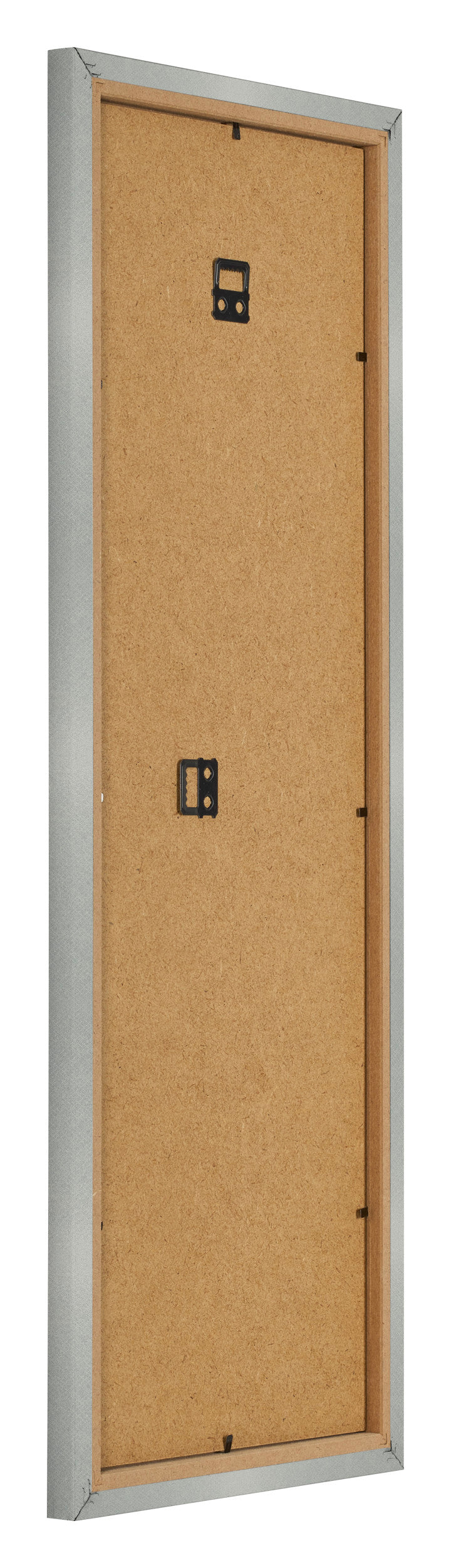 Photo Frame 20x60cm Aluminum Brushed MDF Bologna Back Oblique | Yourdecoration.com