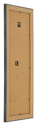 Photo Frame 20x60cm Black Silver Polished MDF Pisa Back Oblique | Yourdecoration.com