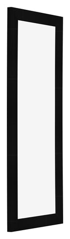 Photo Frame 20x60cm Black Silver Polished MDF Pisa Front Oblique | Yourdecoration.com