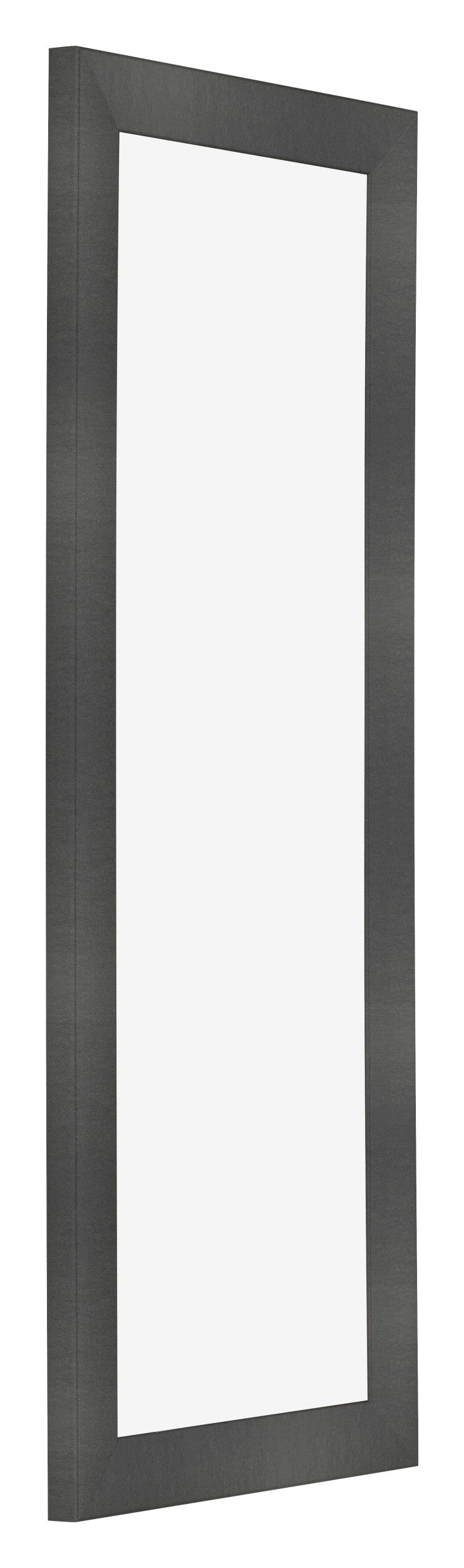 Photo Frame 20x60cm Black Silver Polished MDF Pisa Front Oblique | Yourdecoration.com