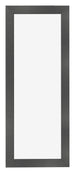 Photo Frame 20x60cm Black Silver Polished MDF Pisa Front | Yourdecoration.com