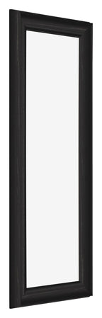 Photo Frame 20x60cm Black Woodgrain MDF Lazio Front Oblique | Yourdecoration.com