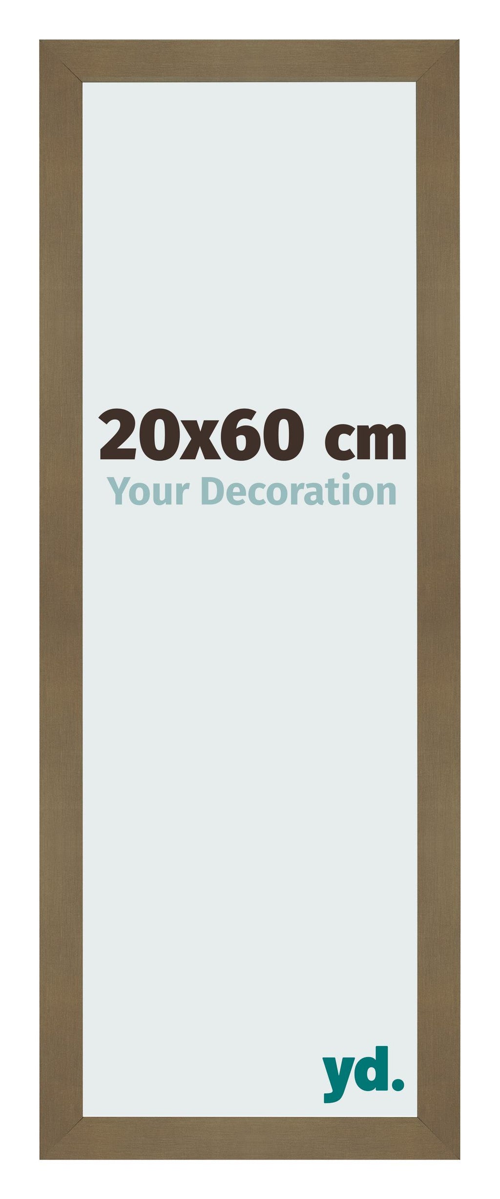Photo Frame 20x60cm Bronze Design MDF Bologna Front Size | Yourdecoration.com