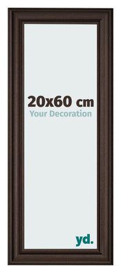 Photo Frame 20x60cm Oak Dark MDF Lazio Front Size | Yourdecoration.com