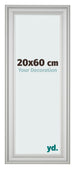 Photo Frame 20x60cm Silver Matte MDF Lazio Front Size | Yourdecoration.com