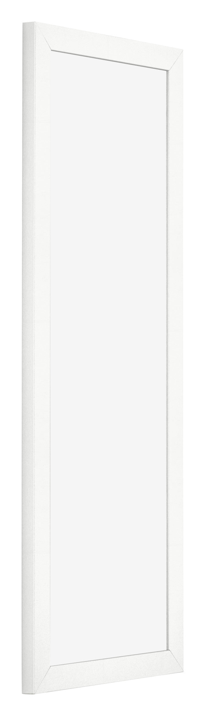 Photo Frame 20x60cm White High Gloss MDF Bologna Front Oblique | Yourdecoration.com