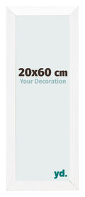 Photo Frame 20x60cm White Vintage MDF Pisa Front Size | Yourdecoration.com