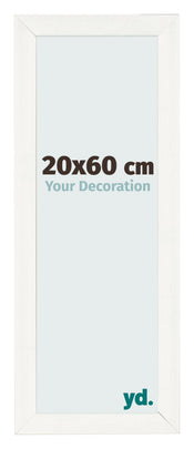 Photo Frame 20x60cm White Vintage MDF Pisa Front Size | Yourdecoration.com
