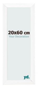 Photo Frame 20x60cm White Vintage MDF Pisa Front Size | Yourdecoration.com