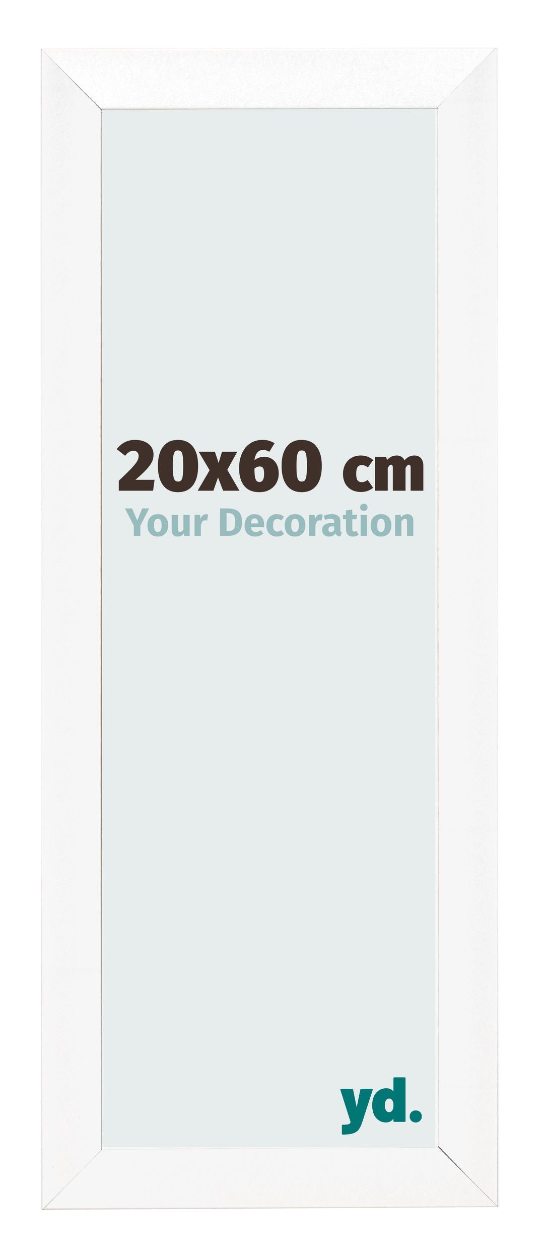 Photo Frame 20x60cm White Vintage MDF Pisa Front Size | Yourdecoration.com
