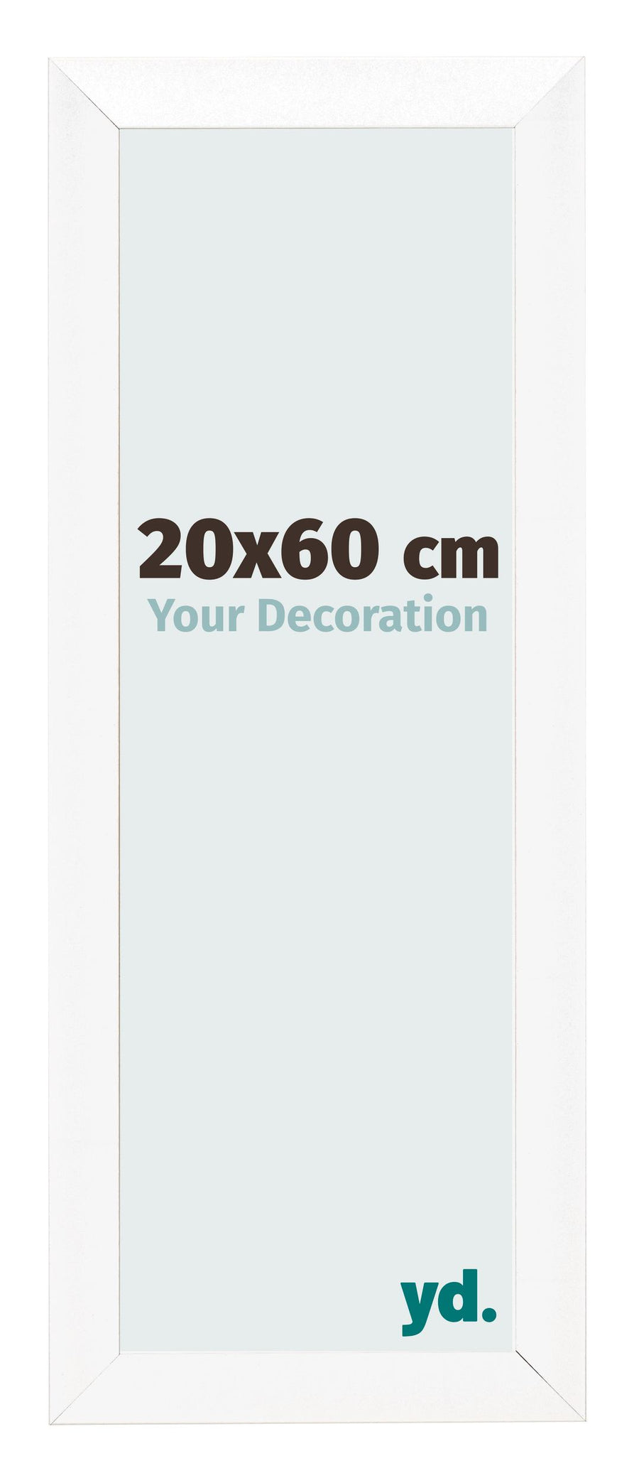 Photo Frame 20x60cm White Vintage MDF Pisa Front Size | Yourdecoration.com