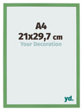 Photo Frame 21x29 7 cm A4 Green MDF Bologna Front Size | Yourdecoration.com