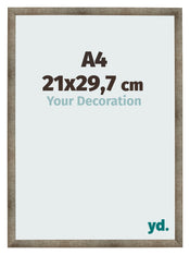 Photo Frame 21x29 7 cm A4 Metal Vintage MDF Bologna Front Size | Yourdecoration.com