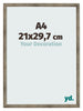 Photo Frame 21x29 7 cm A4 Metal Vintage MDF Bologna Front Size | Yourdecoration.com