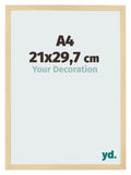 Photo Frame 21x29 7cm A4 Beech Design MDF Bologna Front Size | Yourdecoration.com