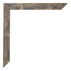 Photo Frame 21x29 7cm A4 Blue Gold Melange MDF Bologna Detail Corner | Yourdecoration.com