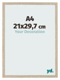 Photo Frame 21x29 7cm A4 Sonoma Oak MDF Bologna Front Size | Yourdecoration.com