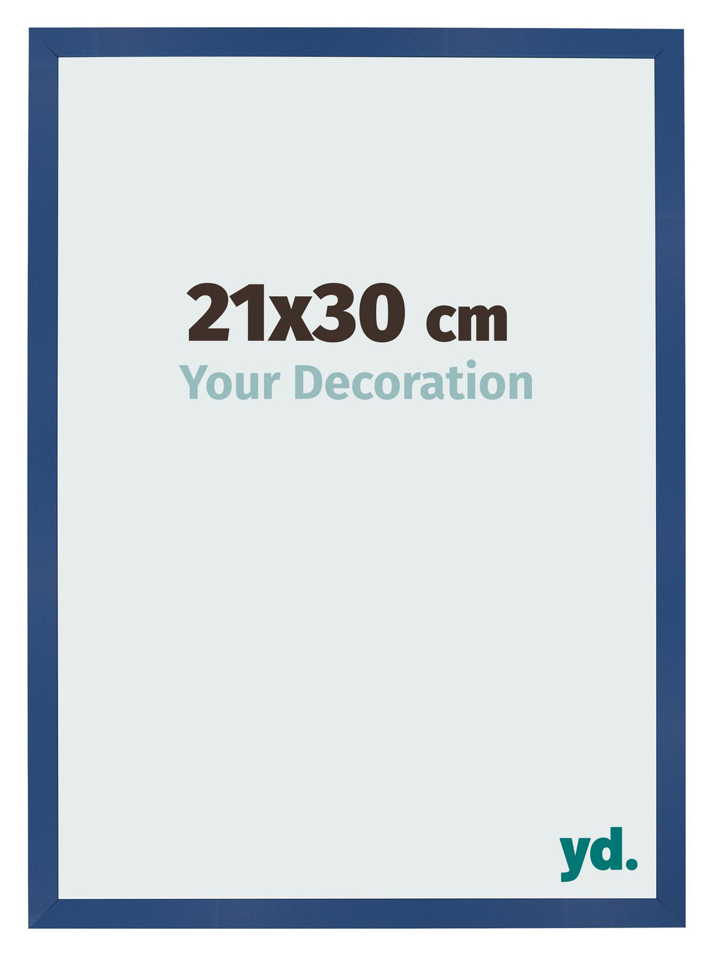Photo Frame 21x30 cm Dark Blue MDF Bologna Front Size | Yourdecoration.com