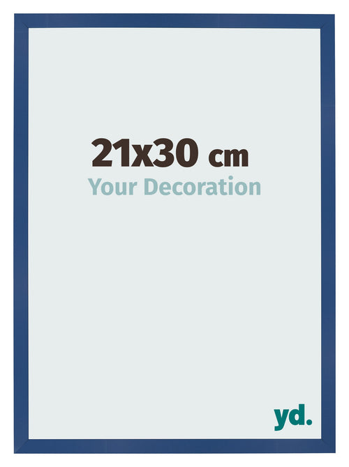 Photo Frame 21x30 cm Dark Blue MDF Bologna Front Size | Yourdecoration.com