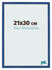 Photo Frame 21x30 cm Dark Blue MDF Bologna Front Size | Yourdecoration.com