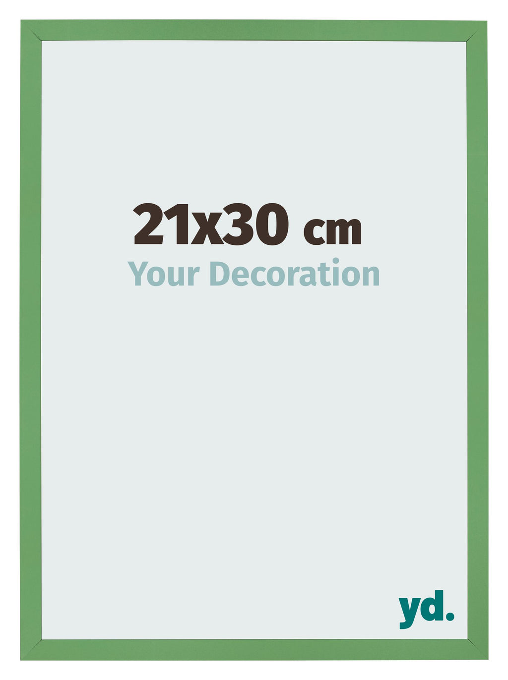 Photo Frame 21x30 cm Green MDF Bologna Front Size | Yourdecoration.com
