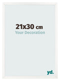 Photo Frame 21x30 cm White High Gloss MDF Bologna Front Size | Yourdecoration.com