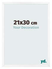 Photo Frame 21x30 cm White Matte MDF Bologna Front Size | Yourdecoration.com