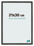 Photo Frame 21x30cm Anthracite MDF Bologna Front Size | Yourdecoration.com