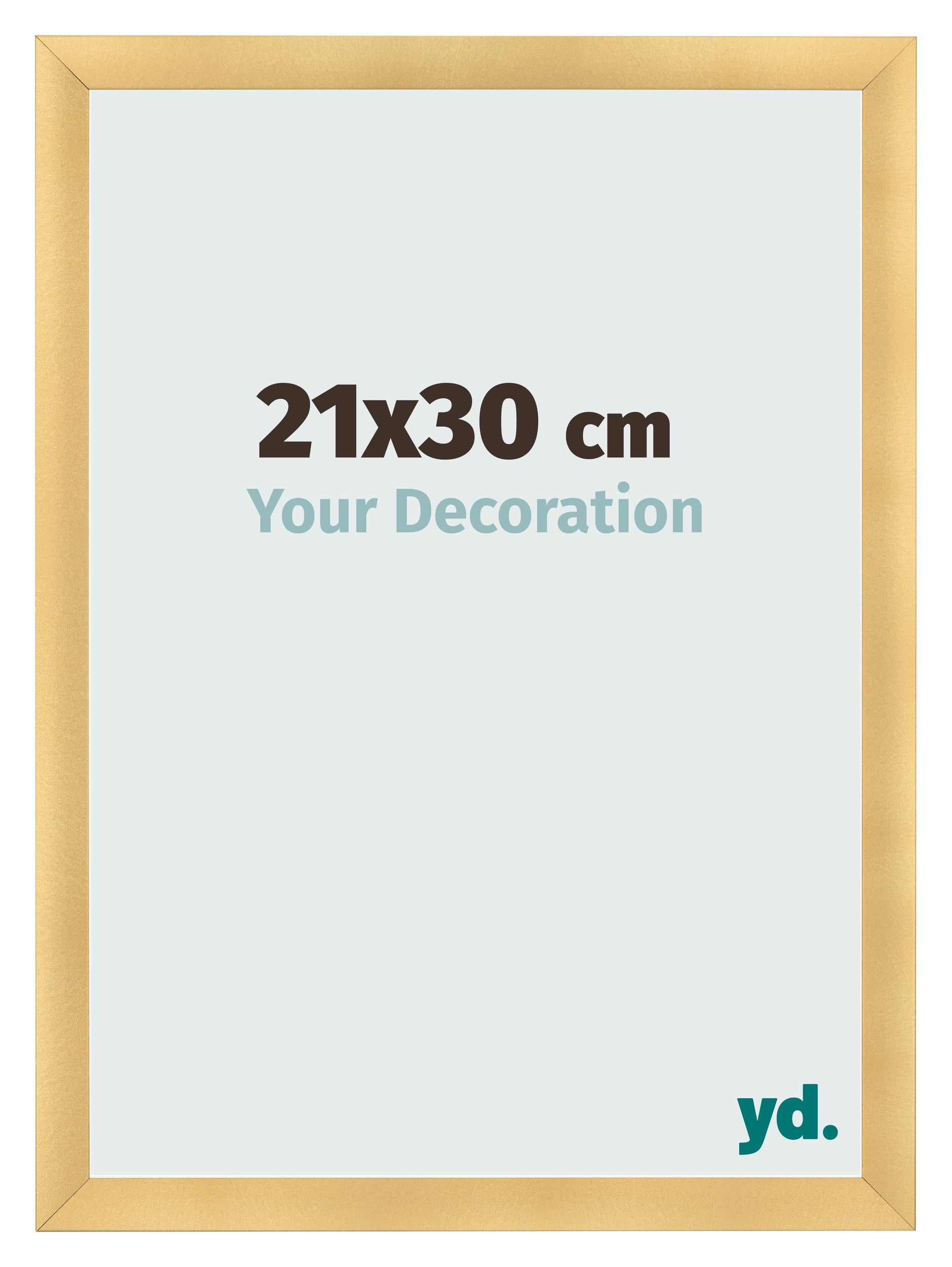 Photo Frame 21x30cm Gold Vintage MDF Pisa Front Size | Yourdecoration.com