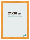 Photo Frame 21x30cm Orange MDF Pisa Front Size | Yourdecoration.com