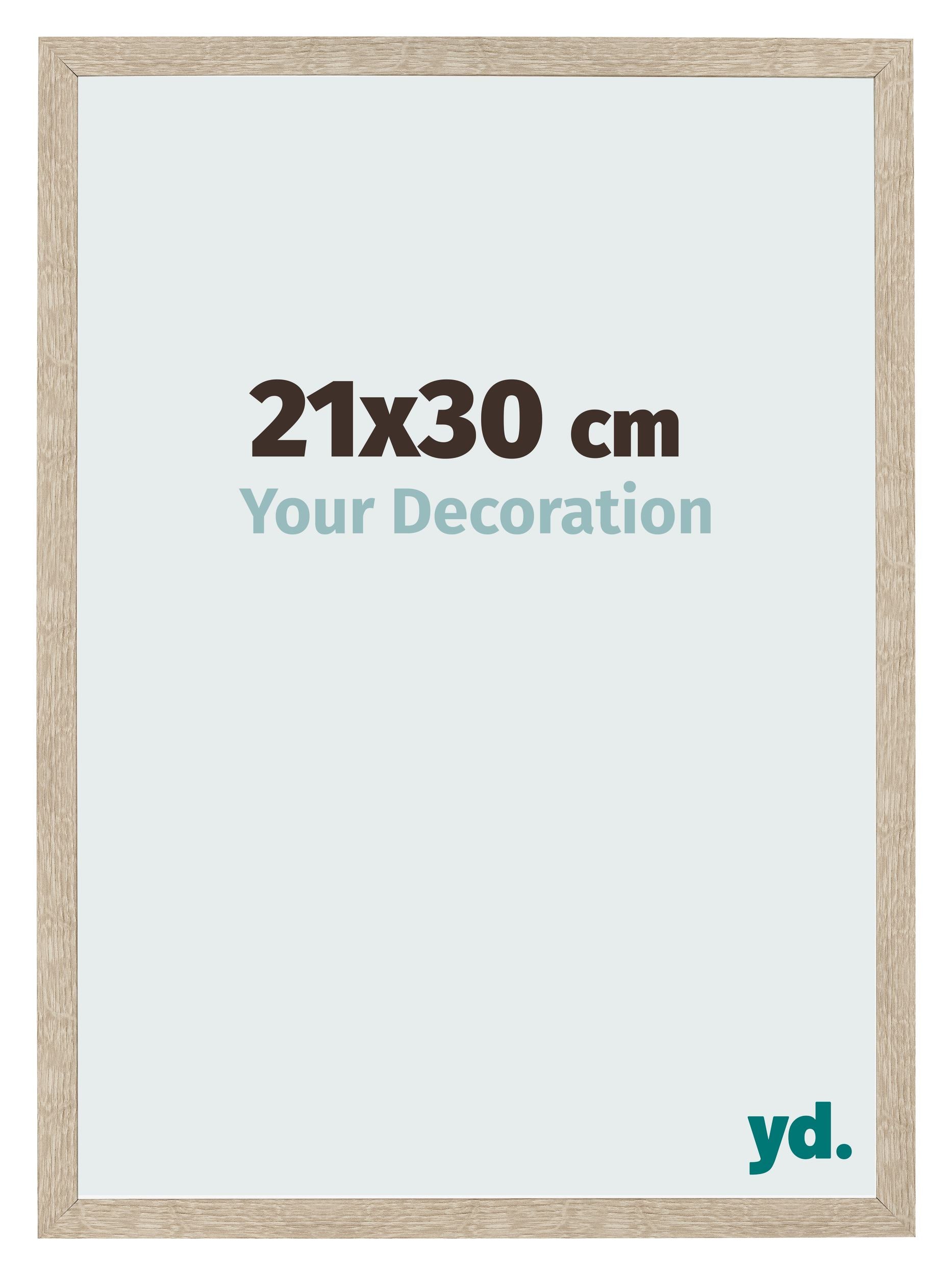 Photo Frame 21x30cm Sonoma Oak MDF Bologna Front Size | Yourdecoration.com