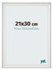 Photo Frame 21x30cm White Swept MDF Lazio Front Size | Yourdecoration.com