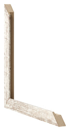 Photo Frame 21x30cm White Vintage MDF Bologna Detail Intersection | Yourdecoration.com