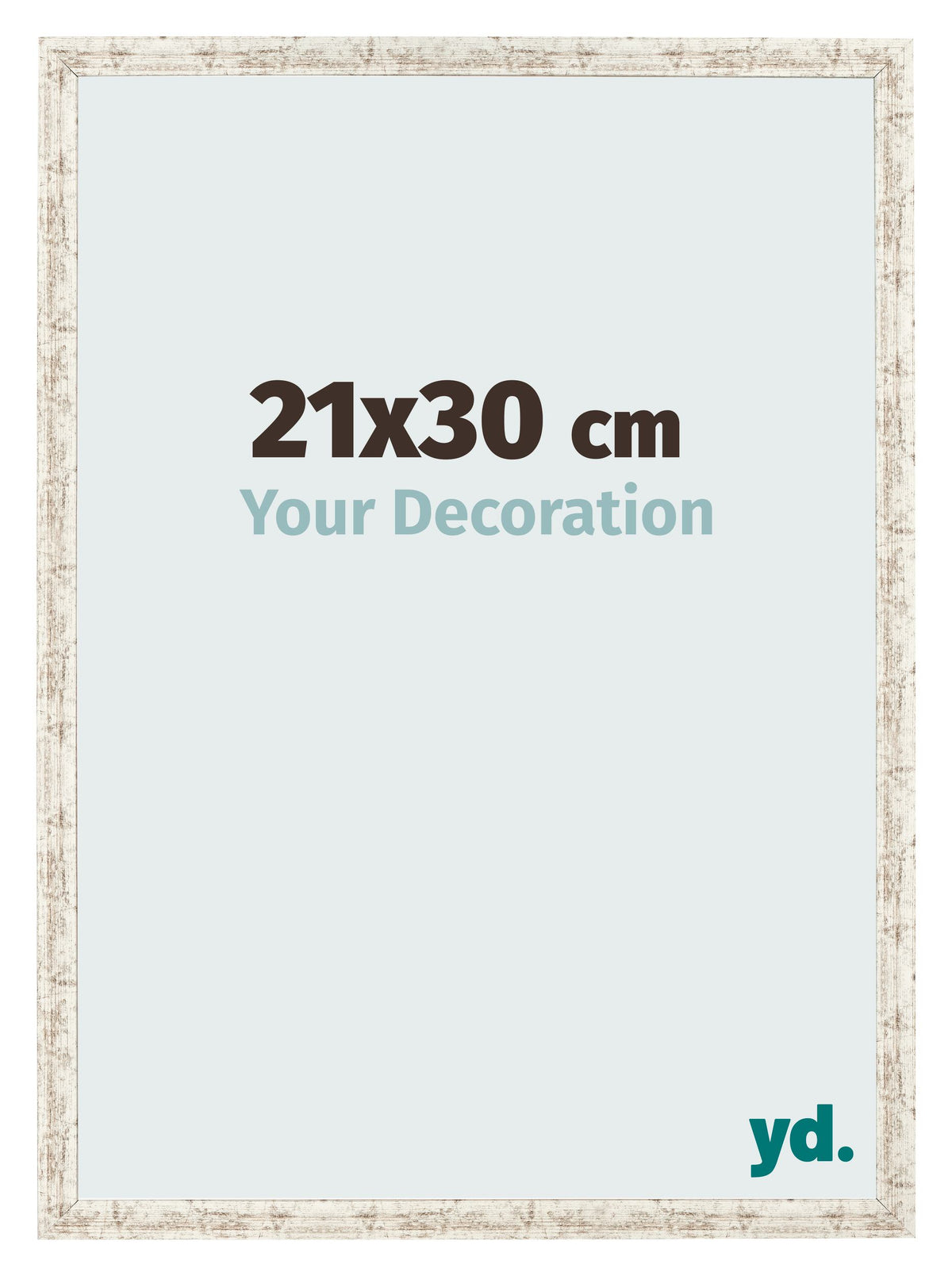 Photo Frame 21x30cm White Vintage MDF Bologna Front Size | Yourdecoration.com