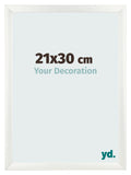 Photo Frame 21x30cm White Vintage MDF Pisa Front Size | Yourdecoration.com