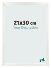 Photo Frame 21x30cm White Vintage MDF Pisa Front Size | Yourdecoration.com