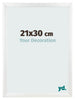 Photo Frame 21x30cm White Vintage MDF Pisa Front Size | Yourdecoration.com