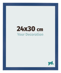 Photo Frame 24x30 cm Dark Blue MDF Bologna Front Size | Yourdecoration.com