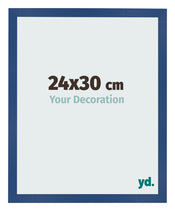 Photo Frame 24x30 cm Dark Blue MDF Bologna Front Size | Yourdecoration.com