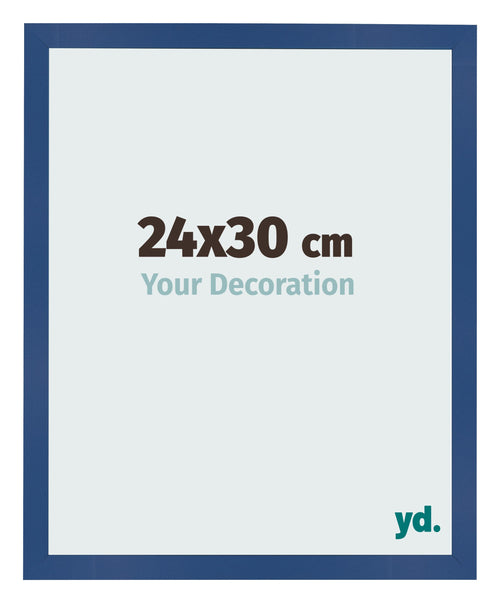 Photo Frame 24x30 cm Dark Blue MDF Bologna Front Size | Yourdecoration.com