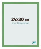 Photo Frame 24x30 cm Green MDF Bologna Front Size | Yourdecoration.com