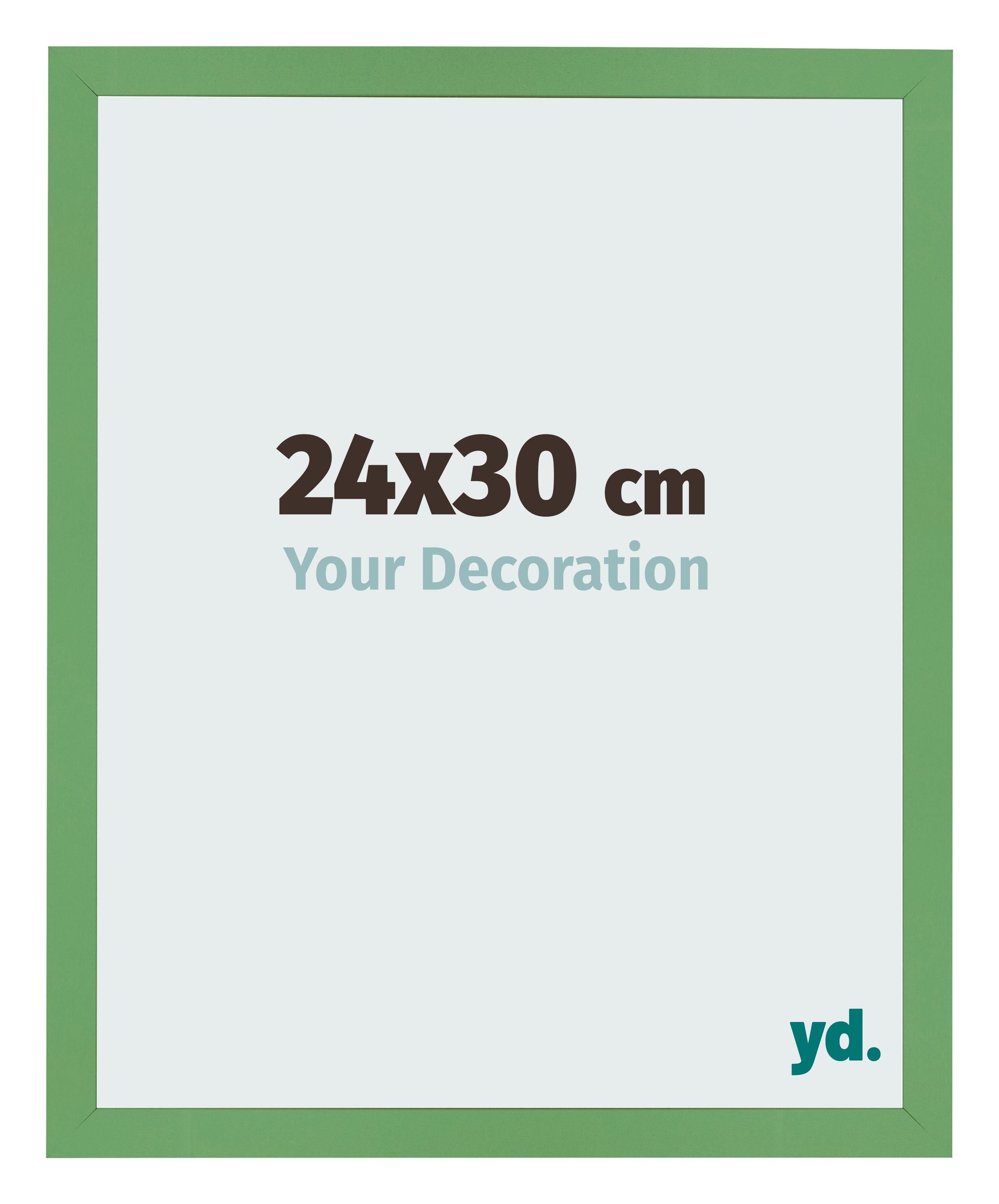 Photo Frame 24x30 cm Green MDF Bologna Front Size | Yourdecoration.com