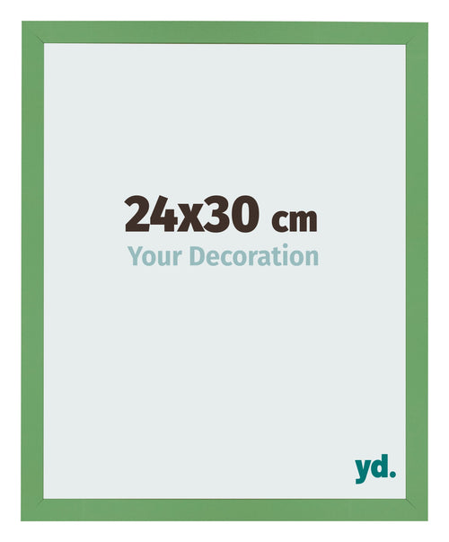 Photo Frame 24x30 cm Green MDF Bologna Front Size | Yourdecoration.com